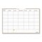 Wallmates Self-adhesive Dry Erase Monthly Planning Surfaces, 36 X 24, White/gray/orange Sheets, Undated