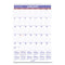 Monthly Wall Calendar With Ruled Daily Blocks, 20 X 30, White Sheets, 12-month (jan To Dec): 2024