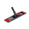Adaptable Flat Mop Frame, 18.25 X 4, Black/gray/red