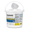 Disinfectant Wipes, 1-ply, 8 X 6, Lemon, White, 800/dispenser Bucket, 2 Buckets/carton