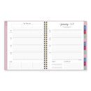 Harmony Weekly/monthly Poly Planner, 8.81 X 7.88, Pink Cover, 13-month (jan To Jan): 2024 To 2025