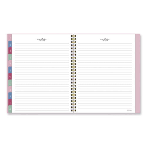 Harmony Weekly/monthly Poly Planner, 8.81 X 7.88, Pink Cover, 13-month (jan To Jan): 2024 To 2025