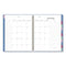 Harmony Weekly/monthly Poly Planner, 11 X 9.38, Blue Cover, 13-month (jan To Jan): 2024 To 2025