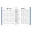 Harmony Weekly/monthly Poly Planner, 11 X 9.38, Blue Cover, 13-month (jan To Jan): 2024 To 2025