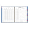 Harmony Weekly/monthly Poly Planner, 11 X 9.38, Blue Cover, 13-month (jan To Jan): 2024 To 2025