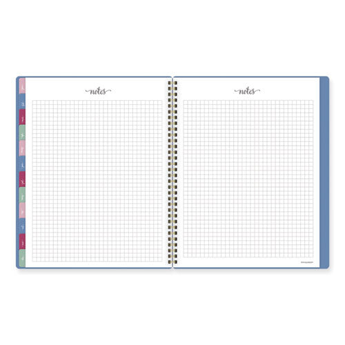 Harmony Weekly/monthly Poly Planner, 11 X 9.38, Blue Cover, 13-month (jan To Jan): 2024 To 2025