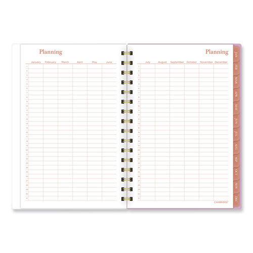 Cher Weekly/monthly Planner, Plaid Artwork, 8.5 X 6.38, Pink/blue/orange Cover, 12-month (jan To Dec): 2024