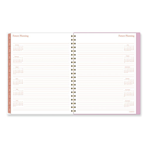 Cher Weekly/monthly Planner, Plaid Artwork, 11 X 9.25, Pink/blue/orange Cover, 12-month (jan To Dec): 2024