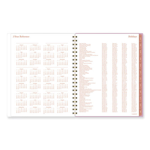 Cher Weekly/monthly Planner, Plaid Artwork, 11 X 9.25, Pink/blue/orange Cover, 12-month (jan To Dec): 2024