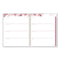 Thicket Weekly/monthly Planner, Floral Artwork, 11 X 9.25, Gray/rose/peach Cover, 12-month (jan To Dec): 2024