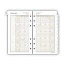1-page-per-day Planner Refills, 6.75 X 3.75, White Sheets, 12-month (jan To Dec): 2024