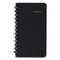 Weekly Planner, 4.5 X 2.5, Black Cover, 12-month (jan To Dec): 2024
