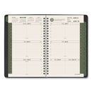 Recycled Weekly Block Format Appointment Book, 8.5 X 5.5, Black Cover, 12-month (jan To Dec): 2024