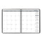 Monthly Planner, 8.75 X 7, Black Cover, 12-month (jan To Dec): 2024