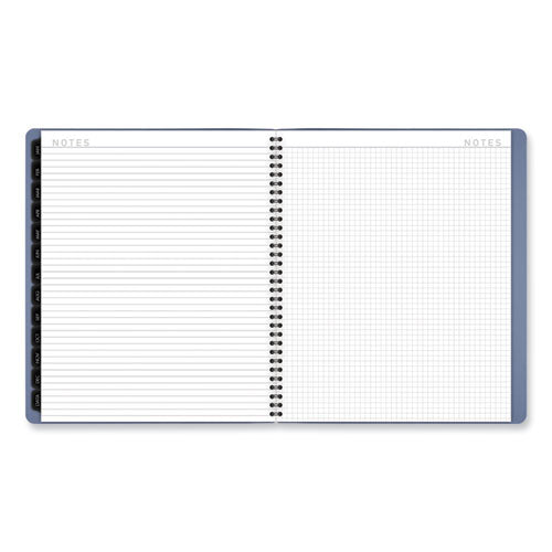 Contemporary Monthly Planner, 11.38 X 9.63, Blue Cover, 12-month (jan To Dec): 2024