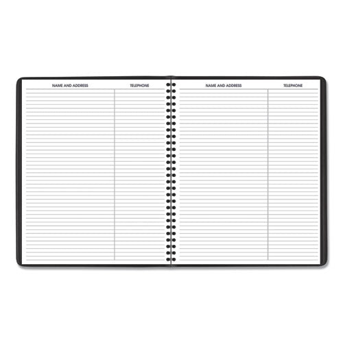 Monthly Planner, 11 X 9, Black Cover, 15-month (jan To Mar): 2024 To 2025