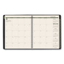 Recycled Monthly Planner, 11 X 9, Black Cover, 13-month (jan To Jan): 2024 To 2025