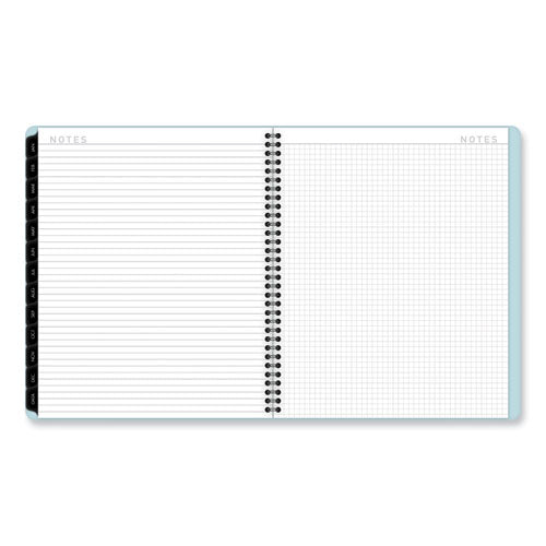 Contemporary Lite Monthly Planner, 11 X 9.5, Light Blue Cover, 12-month (jan To Dec): 2024