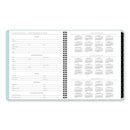 Contemporary Lite Monthly Planner, 11 X 9.5, Light Blue Cover, 12-month (jan To Dec): 2024