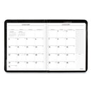 Executive Monthly Padfolio, 11 X 9, Black Cover, 13-month (jan To Jan): 2024 To 2025