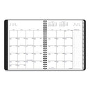 Contempo Lite Academic Year Weekly/monthly Planner, 8.75 X 7.87, Black Cover, 12-month (july To June) 2023 To 2024