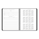 Contempo Lite Academic Year Weekly/monthly Planner, 8.75 X 7.87, Black Cover, 12-month (july To June) 2023 To 2024