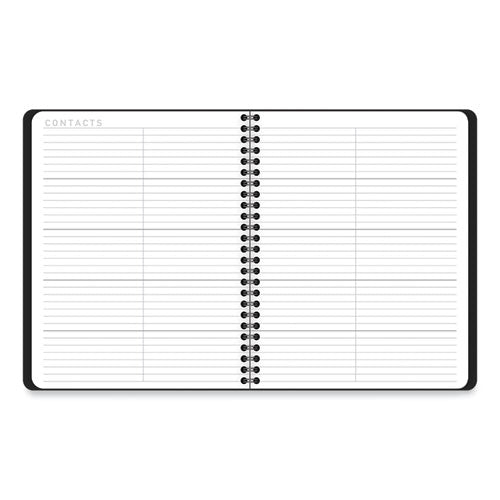 Contempo Lite Academic Year Weekly/monthly Planner, 8.75 X 7.87, Black Cover, 12-month (july To June) 2023 To 2024