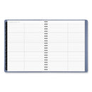 Contemporary Weekly/monthly Planner, 11.38 X 9, Slate Blue Cover, 12-month (jan To Dec): 2024