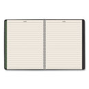 Recycled Weekly Vertical-column Format Appointment Book, 8.75 X 7, Black Cover, 12-month (jan To Dec): 2024