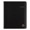 Recycled Weekly Vertical-column Format Appointment Book, 8.75 X 7, Black Cover, 12-month (jan To Dec): 2024