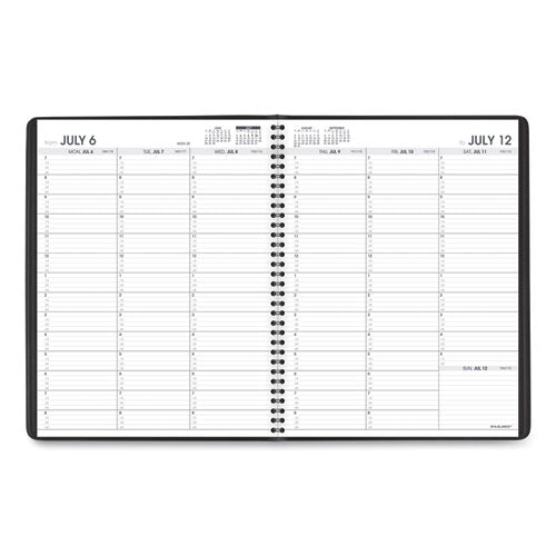 Weekly Appointment Book, 11 X 8.25, Black Cover, 14-month (july To Aug): 2023 To 2024