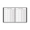 Visitor Register Book, Black Cover, 10.88 X 8.38 Sheets, 60 Sheets/book