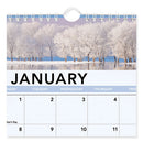 Landscape Monthly Wall Calendar, Landscapes Photography, 12 X 12, White/multicolor Sheets, 12-month (jan To Dec): 2024
