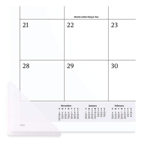 Seascape Panoramic Desk Pad, Seascape Panoramic Photography, 22 X 17, White Sheets, Clear Corners, 12-month (jan-dec): 2024