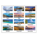 Seascape Panoramic Desk Pad, Seascape Panoramic Photography, 22 X 17, White Sheets, Clear Corners, 12-month (jan-dec): 2024