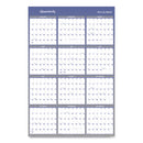 Vertical/horizontal Erasable Quarterly/monthly Wall Planner, 32 X 48, 12-month (jan To Dec): 2024