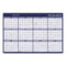 Reversible Horizontal Erasable Wall Planner, 48 X 32, Assorted Sheet Colors, 12-month (jan To Dec): 2024