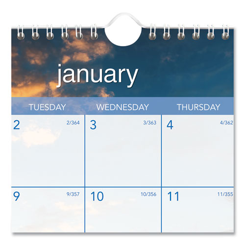 Tropical Escape Wall Calendar, Tropical Escape Photography, 15 X 12, Pale Blue/multicolor Sheets, 12-month (jan To Dec): 2024