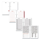 Two-color Desk Calendar Refill, 3.5 X 6, White Sheets, 12-month (jan To Dec): 2024