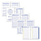 Quicknotes Desk Calendar Refill, 3.5 X 6, White/yellow/blue Sheets, 12-month (jan To Dec): 2024