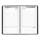 Dayminder Daily Appointment Book, 8.5 X 5.5, Black Cover, 12-month (jan To Dec): 2024