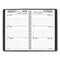 Dayminder Block Format Weekly Appointment Book, Tabbed Telephone/add Section, 8.5 X 5.5, Black, 12-month (jan To Dec): 2024