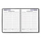 Dayminder Monthly Planner With Notes Column, Ruled Blocks, 8.75 X 7, Black Cover, 12-month (jan To Dec): 2024