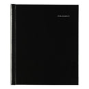 Dayminder Hard-cover Monthly Planner With Memo Section, 8.5 X 7, Black Cover, 12-month (jan To Dec): 2024