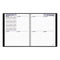 Dayminder Open-schedule Weekly Appointment Book, 8.75 X 7, Black Cover, 12-month (jan To Dec): 2024