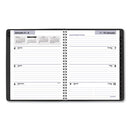 Dayminder Executive Weekly/monthly Refillable Planner, 8.75 X 7, Black Cover, 12-month (jan To Dec): 2024