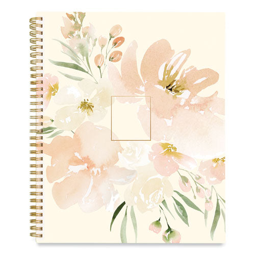 Leah Bisch Academic Year Weekly/monthly Planner, Floral Art, 11 X 9.87, Floral Cover, 12-month (july To June): 2023 To 2024