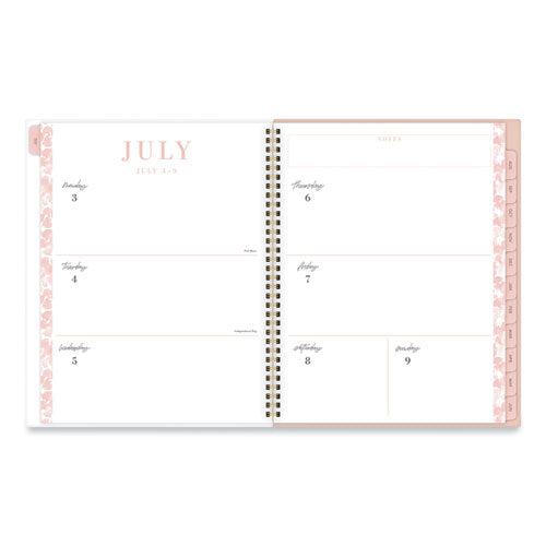 Leah Bisch Academic Year Weekly/monthly Planner, Floral Art, 11 X 9.87, Floral Cover, 12-month (july To June): 2023 To 2024