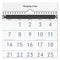 Three-month Reference Wall Calendar, Contemporary Artwork/formatting, 12 X 27, White Sheets, 15-month (dec-feb): 2023 To 2025