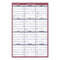 Vertical/horizontal Wall Calendar, 24 X 36, White/blue/red Sheets, 12-month (jan To Dec): 2024